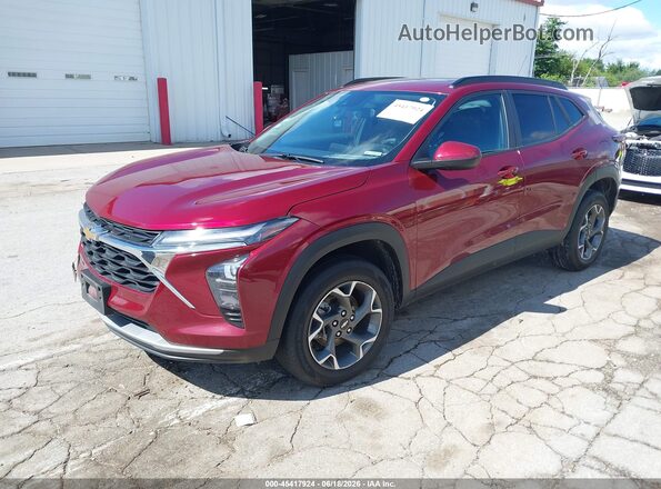 KL77LHEP5SC045105 2025 CHEVROLET TRAX Maroon Передня ліва чверть