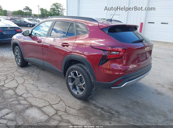KL77LHEP5SC045105 2025 CHEVROLET TRAX Maroon Задня ліва чверть