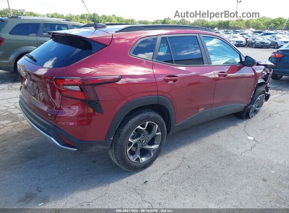 KL77LHEP5SC045105 2025 CHEVROLET TRAX Maroon Задня права чверть