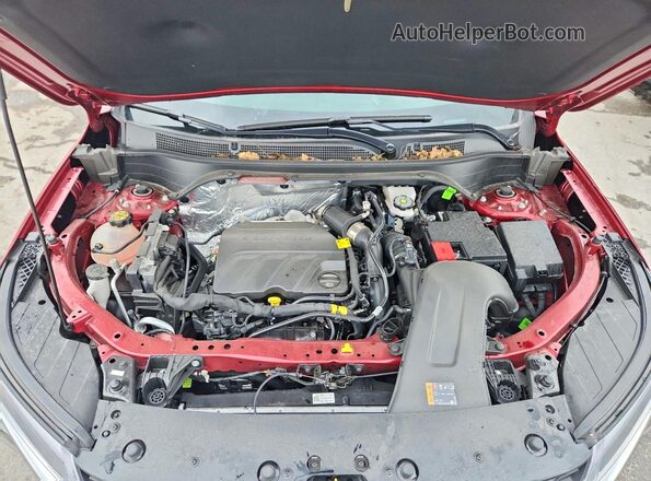 KL77LHEP5SC262394 2025 CHEVROLET TRAX Maroon ძრავის განყოფილების ხედი