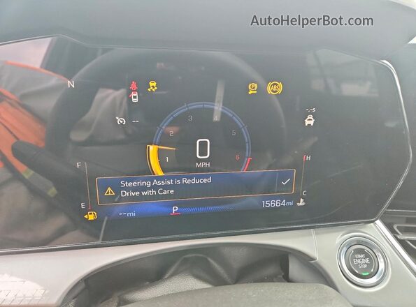 KL77LHEP5SC262394 2025 CHEVROLET TRAX Maroon ხელსაწყოთა პანელის ხედი