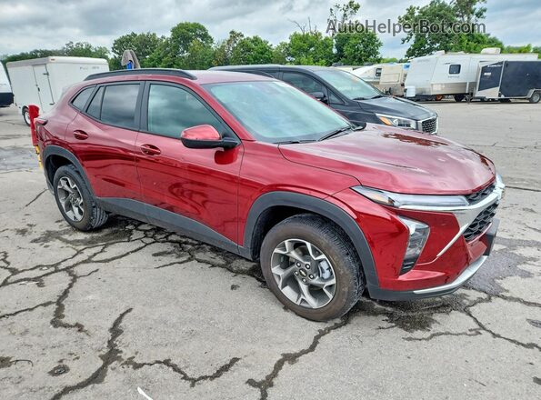 KL77LHEP5SC262394 2025 CHEVROLET TRAX Maroon წინა მარჯვენა