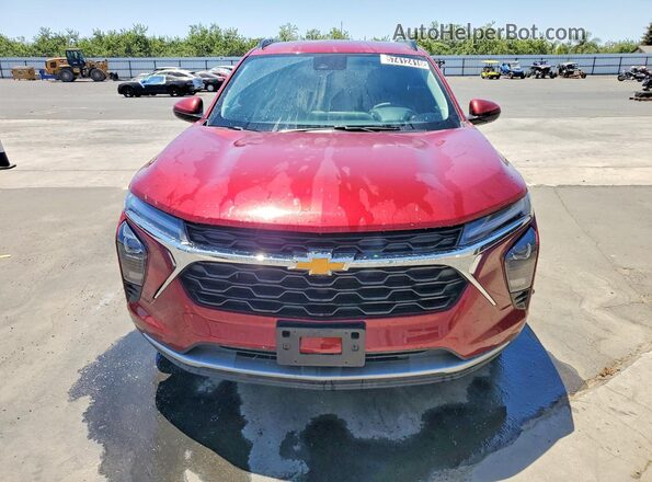 KL77LHEP6SC296988 2025 CHEVROLET TRAX Red Դիմացի տեսք