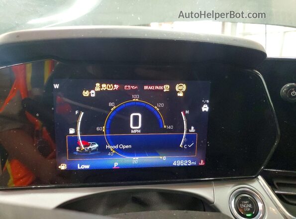 KL77LHEP7SC157761 2025 CHEVROLET TRAX Бирюзовый Вид щитка приборов