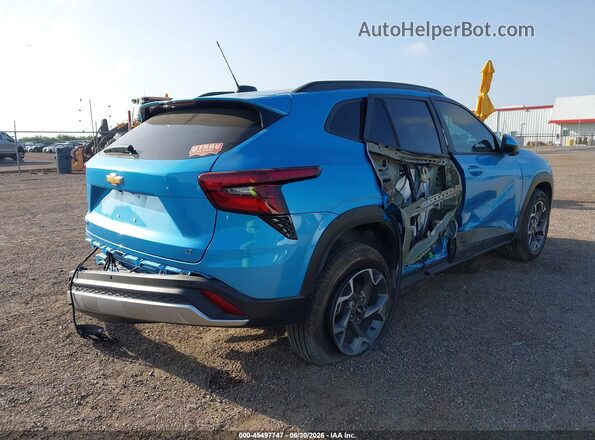 KL77LHEP7SC252644 2025 CHEVROLET TRAX Blue უკანა მარჯვენა