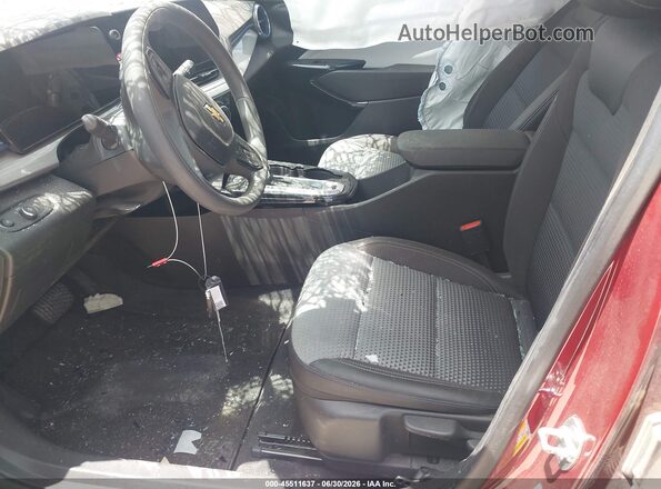 KL77LHEP9SC235263 2025 CHEVROLET TRAX Бордовый Вид салона спереди