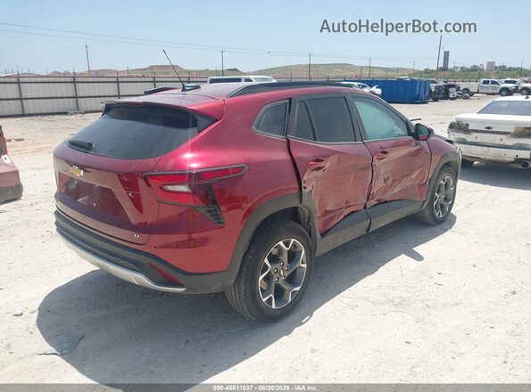 KL77LHEP9SC235263 2025 CHEVROLET TRAX Бордовый Задняя правая четверть