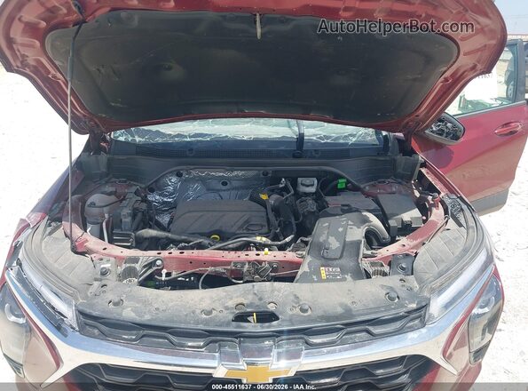 KL77LHEP9SC235263 2025 CHEVROLET TRAX Бордовый Вид сзади