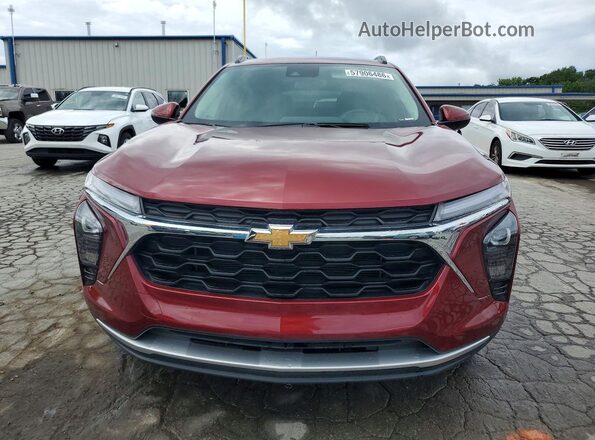 KL77LHEP9SC282812 2025 CHEVROLET TRAX Maroon Front view