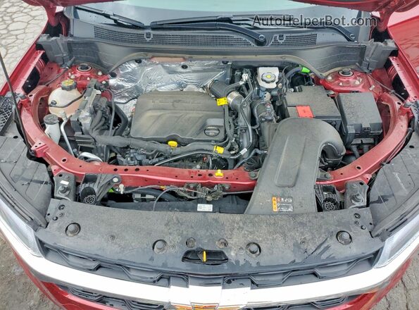 KL77LHEP9SC282812 2025 CHEVROLET TRAX Maroon Engine compartment view