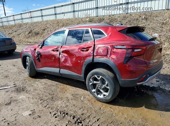 KL77LHEP9SC293079 2025 CHEVROLET TRAX Red Задня ліва чверть