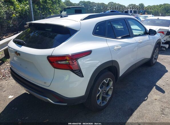 KL77LHEP9SC299044 2025 CHEVROLET TRAX White უკანა მარჯვენა