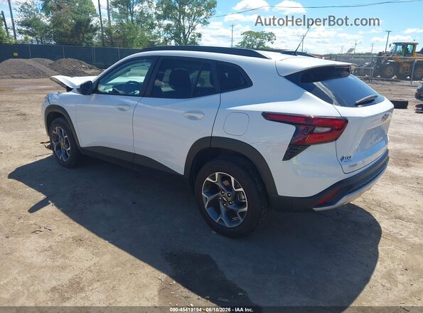 KL77LHEP9SC309393 2025 CHEVROLET TRAX White Trasero izquierdo