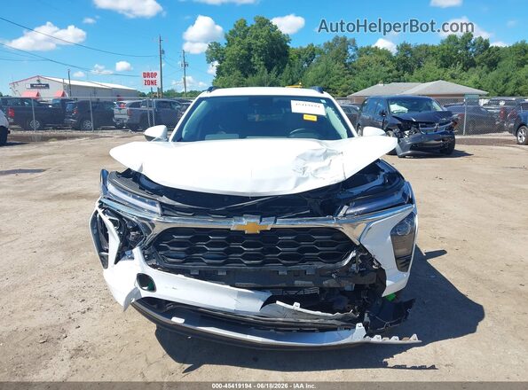 KL77LHEP9SC309393 2025 CHEVROLET TRAX White Vista del cuadro de instrumentos