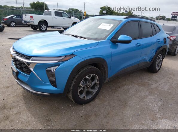 KL77LHEP9TC054830 2026 CHEVROLET TRAX Blue Առջևի ձախ երեք քառորդ տեսարան