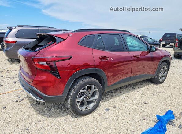 KL77LHEPXSC014268 2025 CHEVROLET TRAX Burgundy Հետևի աջ