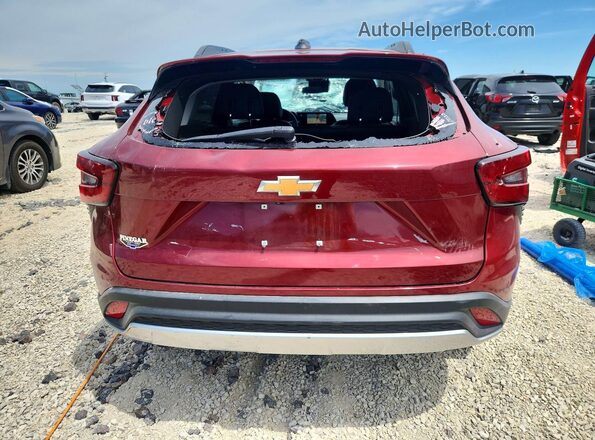 KL77LHEPXSC014268 2025 CHEVROLET TRAX Burgundy Հետևի տեսք