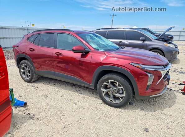 KL77LHEPXSC014268 2025 CHEVROLET TRAX Burgundy Առջևի աջ