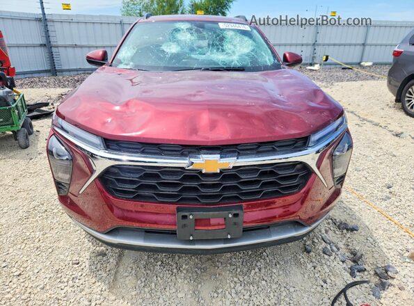 KL77LHEPXSC014268 2025 CHEVROLET TRAX Burgundy Դիմացի տեսք