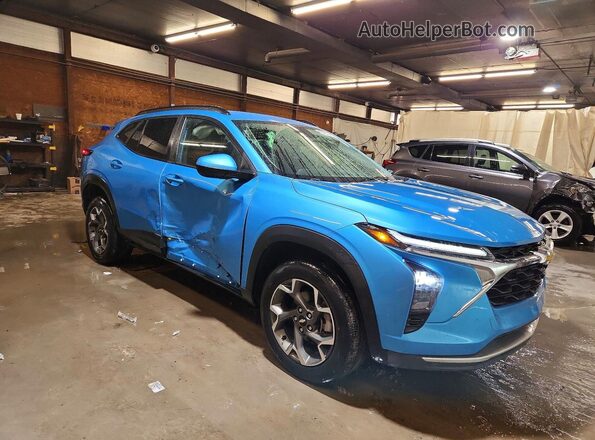 KL77LHEPXSC128626 2025 CHEVROLET TRAX Blue 
