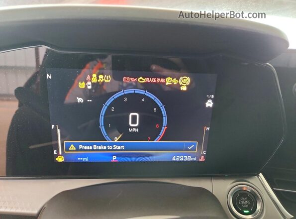 KL77LHEPXSC211389 2025 CHEVROLET TRAX Red Instrument cluster view