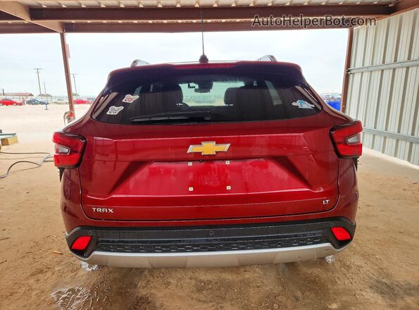 KL77LHEPXSC211389 2025 CHEVROLET TRAX Red Rear view