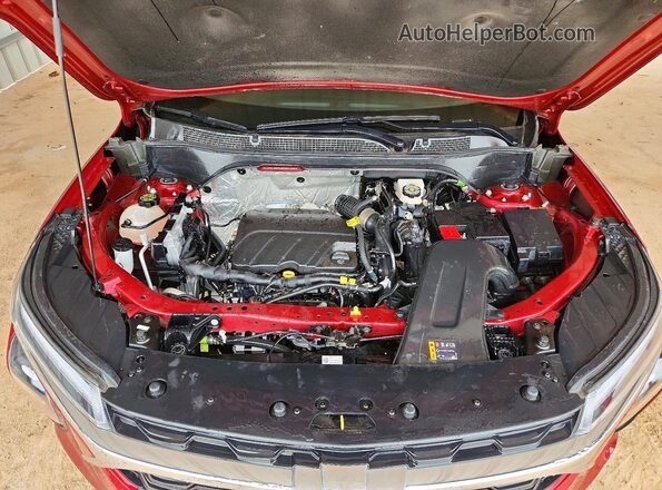 KL77LHEPXSC211389 2025 CHEVROLET TRAX Red Engine compartment view