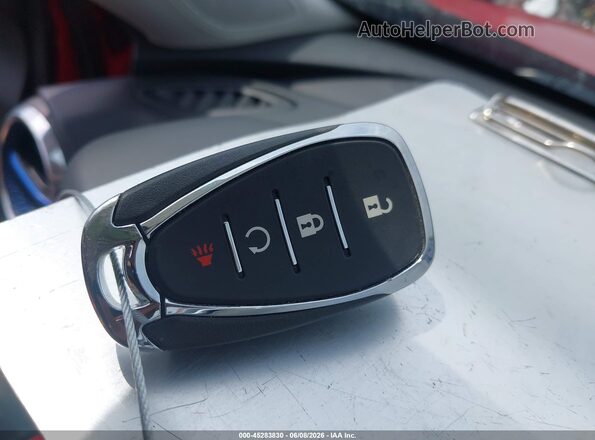 KL77LHEPXTC081521 2026 CHEVROLET TRAX Red Вид панелі приладів