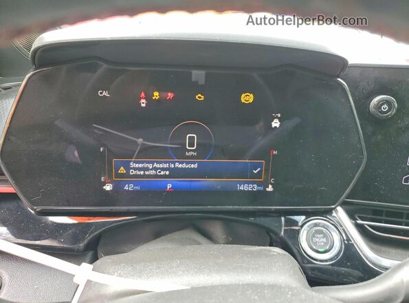 KL77LJE21RC033684 2024 CHEVROLET TRAX Burgundy Սարքավորումների վահանակի տեսք