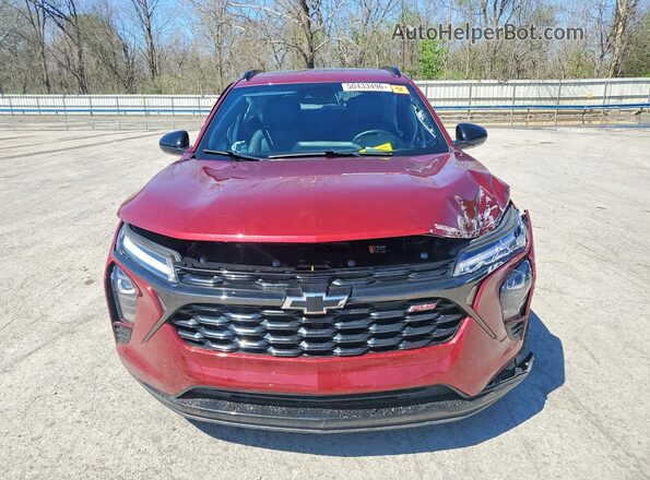 KL77LJE21RC033684 2024 CHEVROLET TRAX Burgundy Դիմացի տեսք