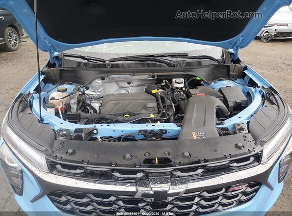 KL77LJE21RC127130 2024 CHEVROLET TRAX Blue Rear view