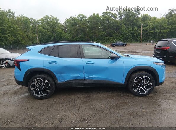 KL77LJE21RC127130 2024 CHEVROLET TRAX Blue Rear interior view