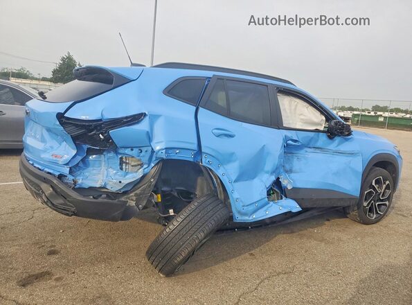 KL77LJE23RC215712 2024 CHEVROLET TRAX Синий Задняя правая четверть