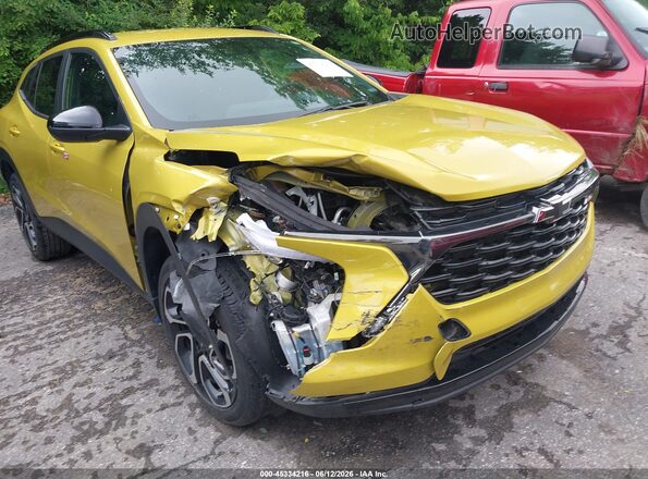 KL77LJE25RC193020 2024 CHEVROLET TRAX Yellow Front view