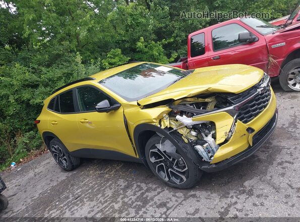 KL77LJE25RC193020 2024 CHEVROLET TRAX Yellow 360 interior view