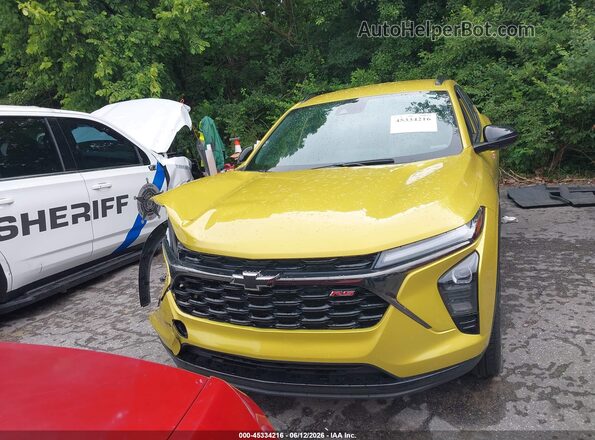 KL77LJE25RC193020 2024 CHEVROLET TRAX Yellow Rear interior view