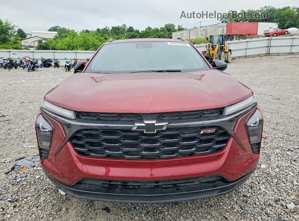 KL77LJE27RC016985 2024 CHEVROLET TRAX Темно-бордовый Вид спереди