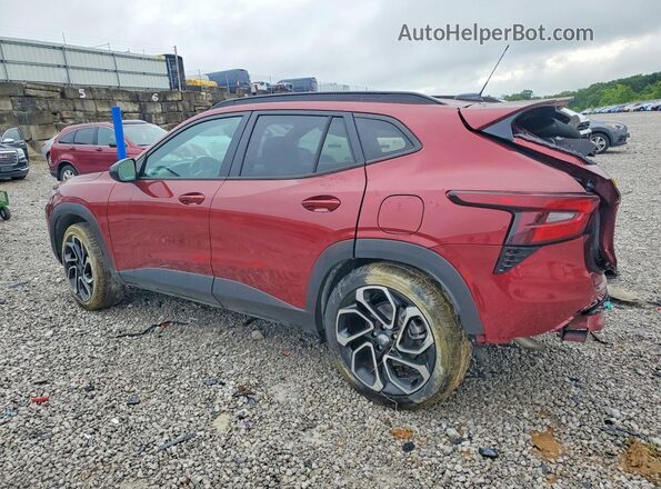 KL77LJE27RC016985 2024 CHEVROLET TRAX Темно-бордовый Задняя левая четверть