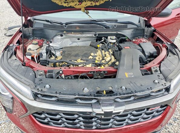 KL77LJE27RC016985 2024 CHEVROLET TRAX Темно-бордовый Вид подкапотного пространства