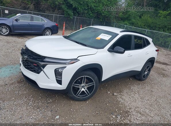 KL77LJE27RC079827 2024 CHEVROLET TRAX White Передня ліва чверть