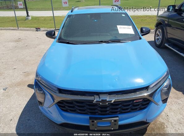KL77LJE27RC129898 2024 CHEVROLET TRAX Blue Widok zestawu wskaźników