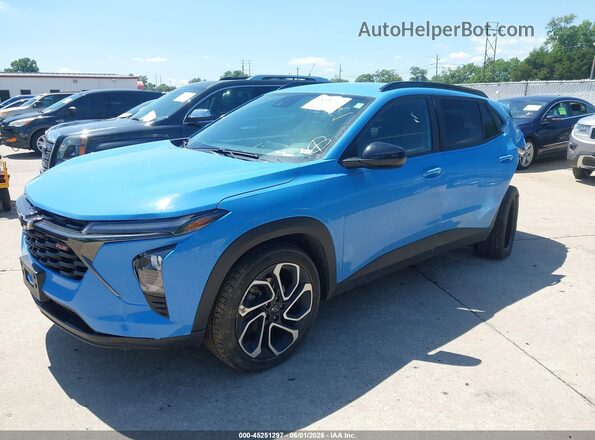 KL77LJE28RC092344 2024 CHEVROLET TRAX Blue Vista tres cuartos delantera izquierda