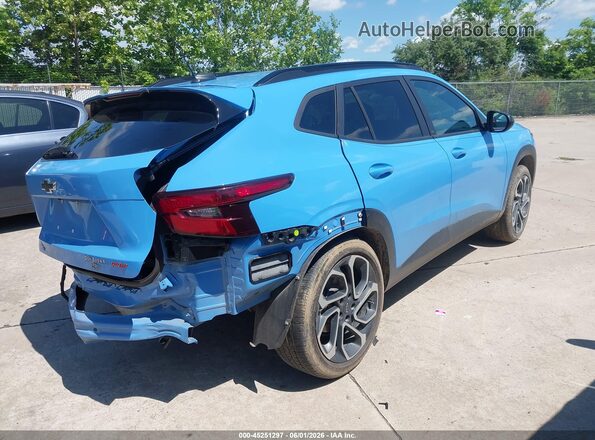 KL77LJE28RC092344 2024 CHEVROLET TRAX Blue Trasero derecho