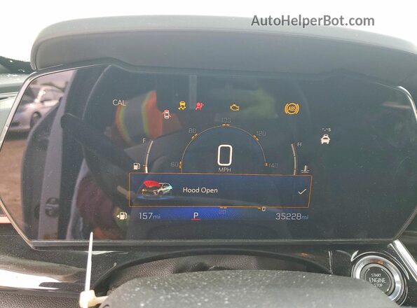 KL77LJE28RC228455 2024 CHEVROLET TRAX White Widok zestawu wskaźników
