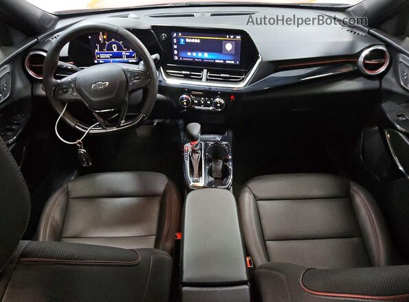 KL77LJE2XRC069874 2024 CHEVROLET TRAX Orange Widok deski rozdzielczej