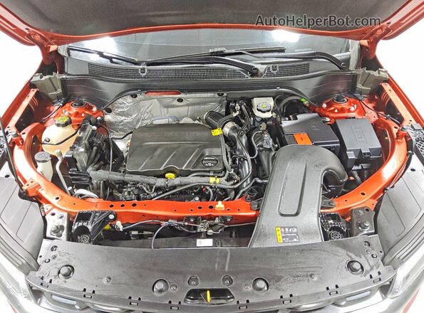 KL77LJE2XRC069874 2024 CHEVROLET TRAX Orange Widok wnętrza z tyłu