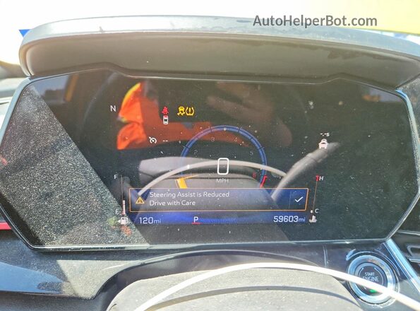 KL77LJE2XRC166251 2024 CHEVROLET TRAX Yellow Widok zestawu wskaźników