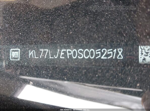KL77LJEP0SC052518 2025 CHEVROLET TRAX Серебряный Вид подкапотного пространства