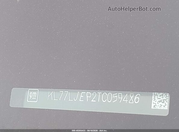 KL77LJEP2TC059486 2026 CHEVROLET TRAX Черный 