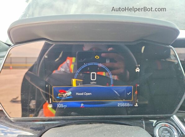 KL77LJEP5SC205006 2025 CHEVROLET TRAX Black ხელსაწყოთა პანელის ხედი